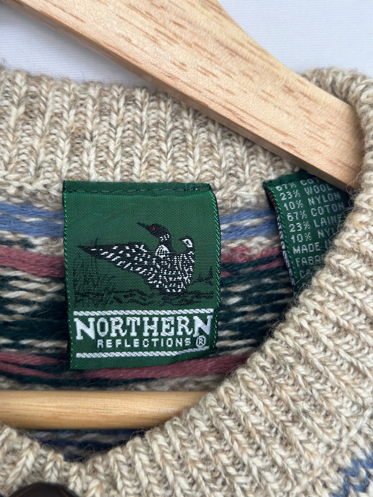 Vintage Northern Sweater/ Cardigan 80'/90'S