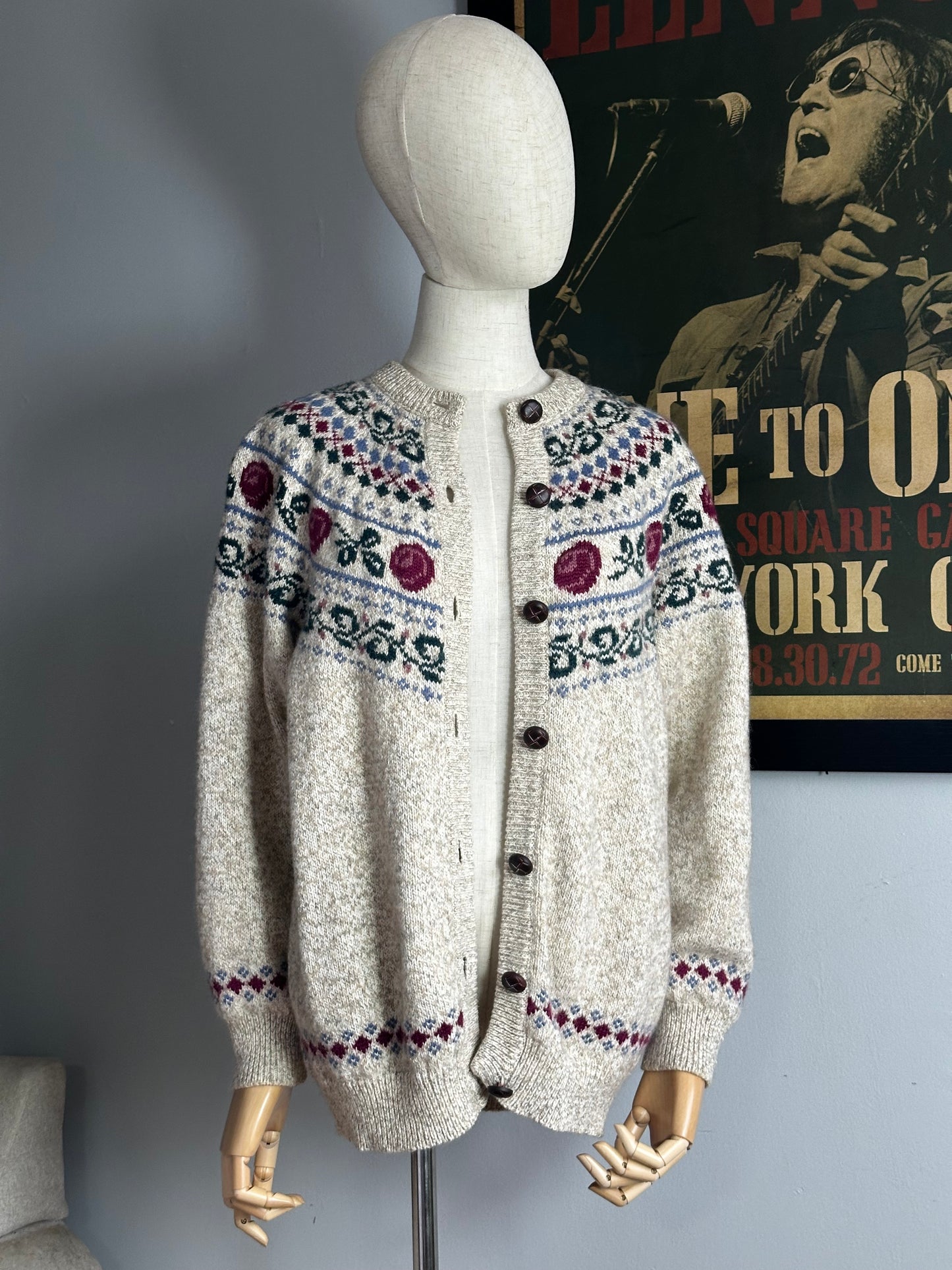 Vintage Northern Sweater/ Cardigan 80'/90'S