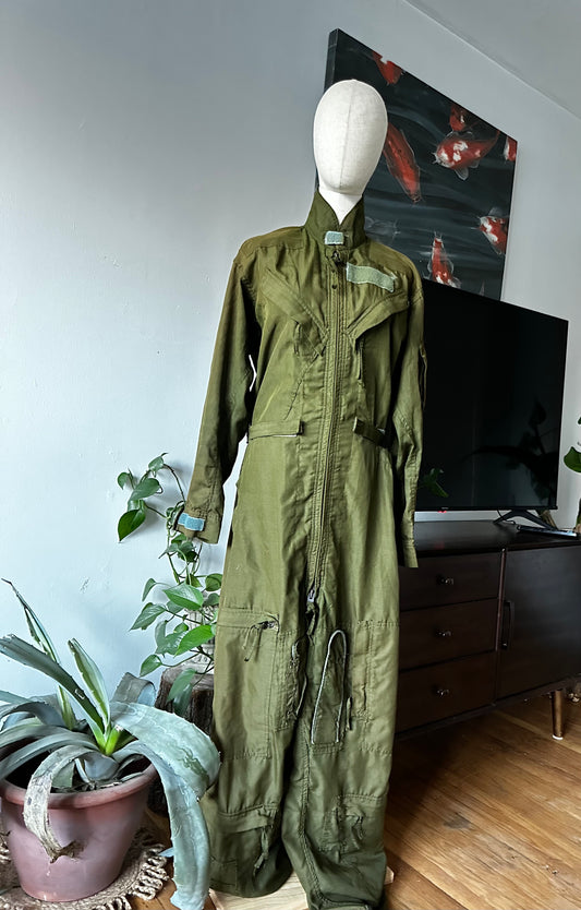 Vintage Military Summer Overall, (Airforce)