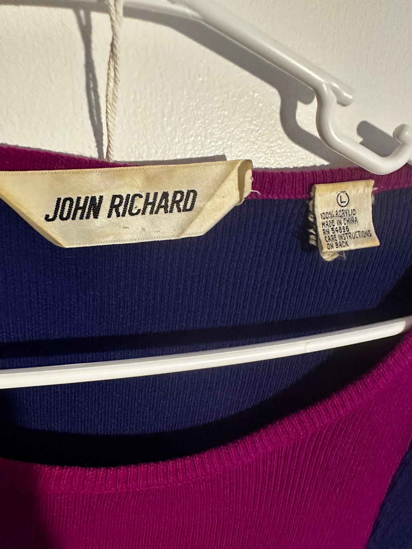 John Rochard 80's multi color dress